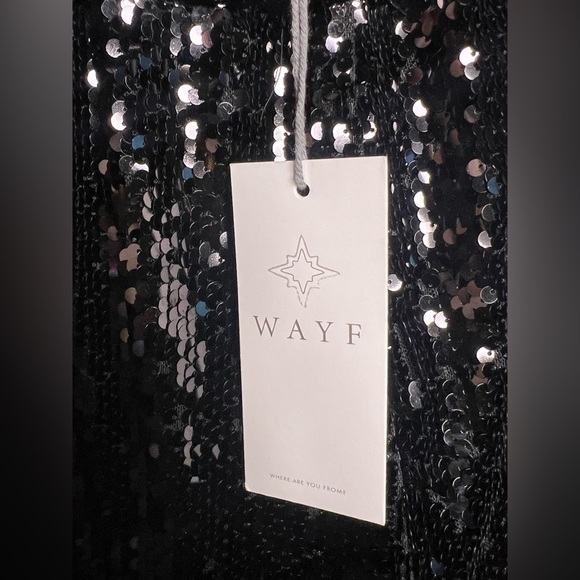 WAYF Encore Wide Leg Sequin Pants in size XS NWT - Picture 7 of 10